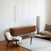 Komoda CLASSY BROWN s úchytkami